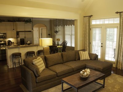 Casual Family Room Elegance